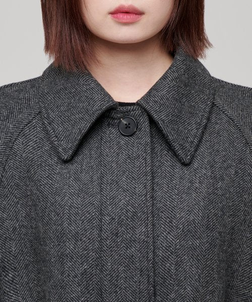 MUSINSA STANDARD WOMAN MUSINSA STANDARD WOMAN Women's Coat Herringbone Balmacan