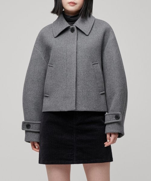 MUSINSA STANDARD WOMAN MUSINSA STANDARD WOMAN Coat Medium Gray