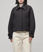 MUSINSA STANDARD WOMAN MUSINSA STANDARD WOMAN Coat Gunmetal