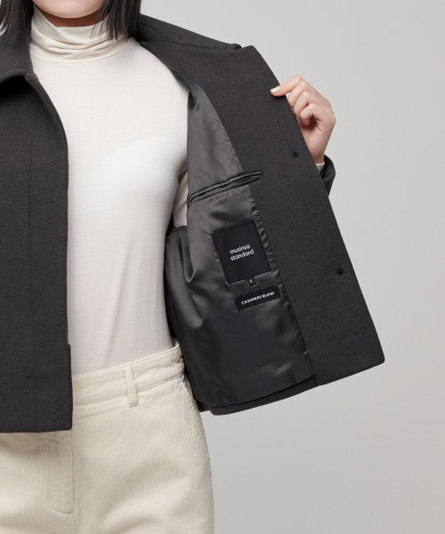 MUSINSA STANDARD WOMAN MUSINSA STANDARD WOMAN Coat Gunmetal