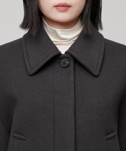 MUSINSA STANDARD WOMAN MUSINSA STANDARD WOMAN Coat Gunmetal