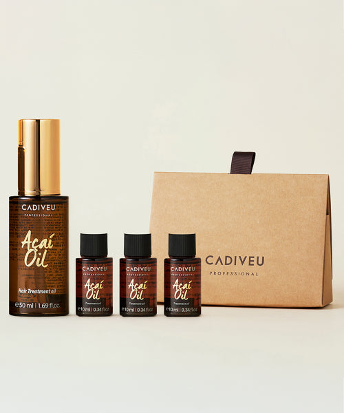 CADIVEU [Triangle Gift Box] Acai Oil 50+30ml Gift Set