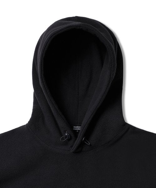 MUSINSA STANDARD WOMAN MUSINSA STANDARD WOMAN Women's Oversized Polar Fleece Hoodie [Black]
