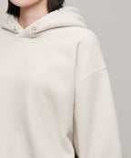 MUSINSA STANDARD WOMAN MUSINSA STANDARD WOMAN Women's Oversized Polar Fleece Hoodie [Ivory]
