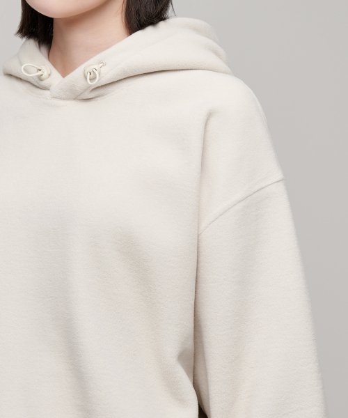 MUSINSA STANDARD WOMAN MUSINSA STANDARD WOMAN Women's Oversized Polar Fleece Hoodie [Ivory]