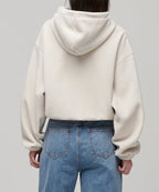 MUSINSA STANDARD WOMAN MUSINSA STANDARD WOMAN Women's Oversized Polar Fleece Hoodie [Ivory]