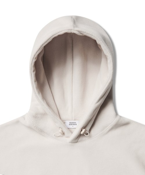 MUSINSA STANDARD WOMAN MUSINSA STANDARD WOMAN Women's Oversized Polar Fleece Hoodie [Ivory]