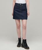 MUSINSA STANDARD WOMAN MUSINSA STANDARD WOMAN Denim Mini Skirt Deep Indigo