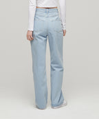 MUSINSA STANDARD WOMAN MUSINSA STANDARD WOMAN Denim Pants Loose Straight [Pale Blue]