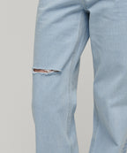 MUSINSA STANDARD WOMAN MUSINSA STANDARD WOMAN Denim Pants Loose Straight [Pale Blue]