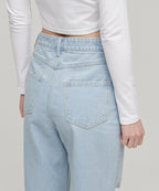 MUSINSA STANDARD WOMAN MUSINSA STANDARD WOMAN Denim Pants Loose Straight [Pale Blue]