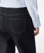MUSINSA STANDARD WOMAN MUSINSA STANDARD WOMAN Women's Wide Denim Pants [Deep Indigo]