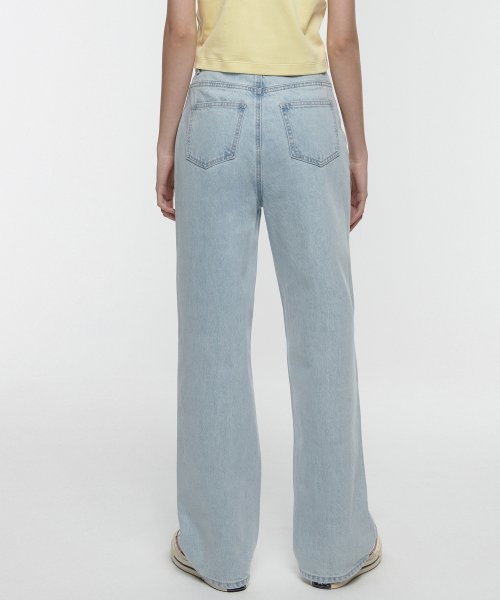 MUSINSA STANDARD WOMAN MUSINSA STANDARD WOMAN Women's Wide Denim Pants Pale Blue