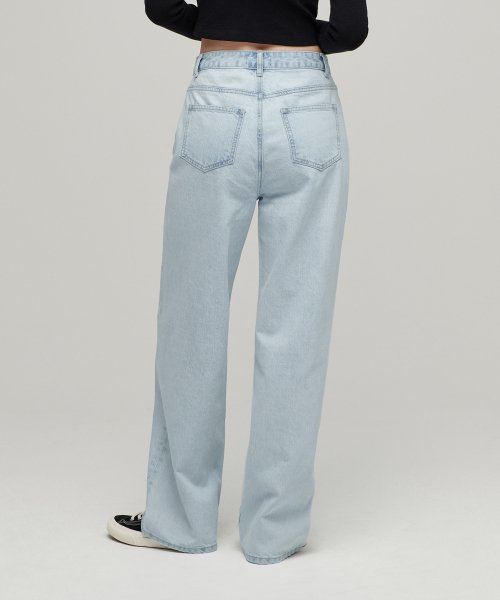 MUSINSA STANDARD WOMAN MUSINSA STANDARD WOMAN Women's Wide Denim Pants Pale Blue