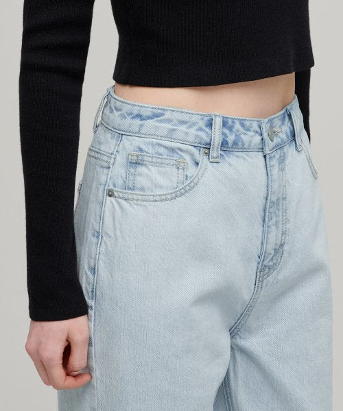MUSINSA STANDARD WOMAN MUSINSA STANDARD WOMAN Women's Wide Denim Pants Pale Blue