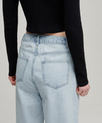 MUSINSA STANDARD WOMAN MUSINSA STANDARD WOMAN Women's Wide Denim Pants Pale Blue