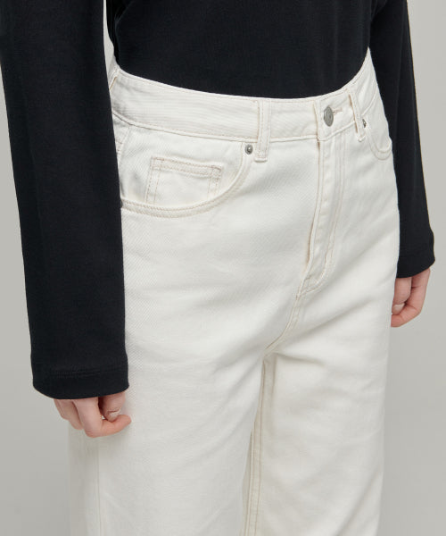 MUSINSA STANDARD WOMAN MUSINSA STANDARD WOMAN Women's Denim Pants Cream