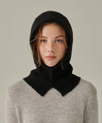 MUSINSA STANDARD WOMAN MUSINSA STANDARD WOMAN Women's Soft Boucle Knit Balaclava [Black]