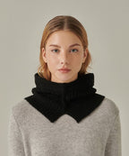 MUSINSA STANDARD WOMAN MUSINSA STANDARD WOMAN Women's Soft Boucle Knit Balaclava [Black]