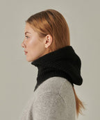 MUSINSA STANDARD WOMAN MUSINSA STANDARD WOMAN Women's Soft Boucle Knit Balaclava [Black]