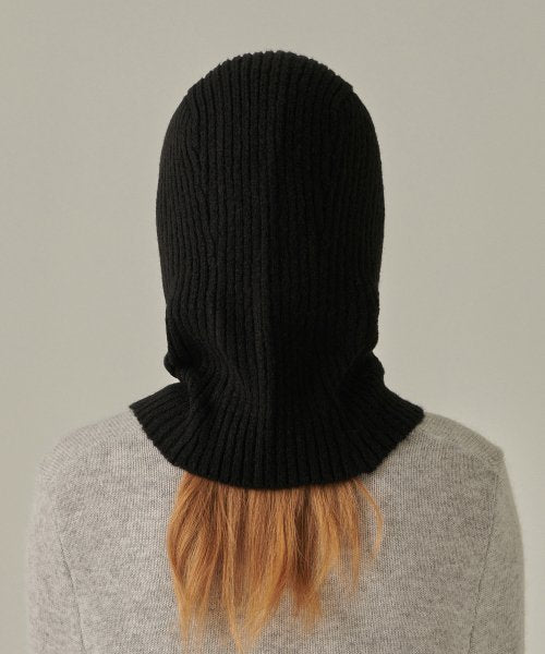 MUSINSA STANDARD WOMAN MUSINSA STANDARD WOMAN Women's Soft Boucle Knit Balaclava [Black]