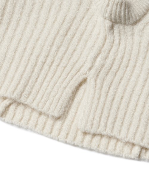 MUSINSA STANDARD WOMAN MUSINSA STANDARD WOMAN Women's Soft Boucle Knit Balaclava [Cream]