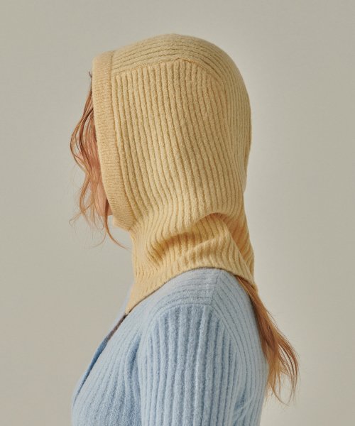 MUSINSA STANDARD WOMAN MUSINSA STANDARD WOMAN Women's Soft Boucle Knit Balaclava (Size: One Size)