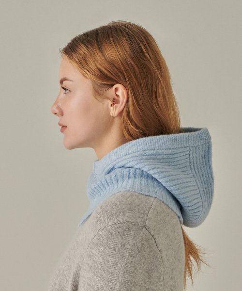 MUSINSA STANDARD WOMAN MUSINSA STANDARD WOMAN Women's Soft Boucle Knit Balaclava (Size)