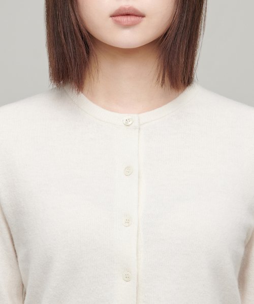 MUSINSA STANDARD WOMAN MUSINSA STANDARD WOMAN Cardigan Round Neck Crop (Size M)