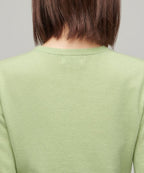 MUSINSA STANDARD WOMAN MUSINSA STANDARD WOMAN Cardigan Round Neck Crop (Pale Green)