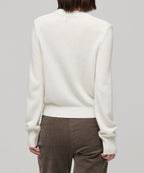 MUSINSA STANDARD WOMAN MUSINSA STANDARD WOMAN Women's Angora Blend Crew Neck Knit [Ivory]