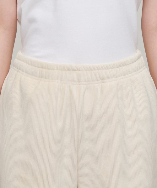MUSINSA STANDARD WOMAN MUSINSA STANDARD WOMAN Women's Velor Corduroy Lounge Pants [Cream Beige]