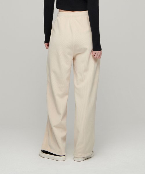 MUSINSA STANDARD WOMAN MUSINSA STANDARD WOMAN Women's Velor Corduroy Lounge Pants [Cream Beige]