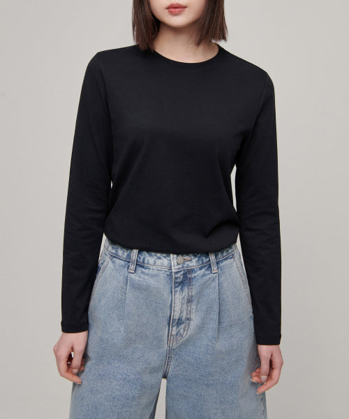MUSINSA STANDARD WOMAN MUSINSA STANDARD WOMAN T-Shirt Black