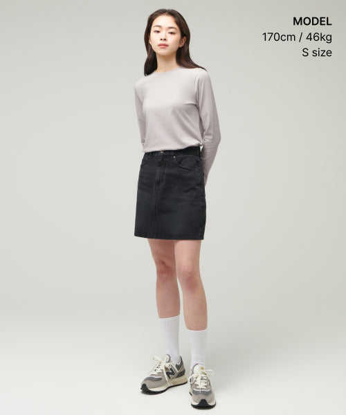 MUSINSA STANDARD WOMAN MUSINSA STANDARD WOMAN Women's T-Shirt Light Gray