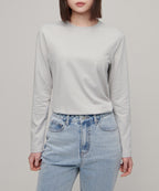 MUSINSA STANDARD WOMAN MUSINSA STANDARD WOMAN Women's T-Shirt Light Gray