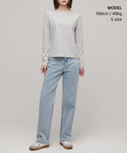 MUSINSA STANDARD WOMAN MUSINSA STANDARD WOMAN Women's T-Shirt Light Gray