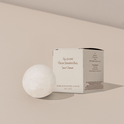 ERIGERON All-in-one vegan shampoo bar - Snow Oatmeal