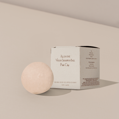 ERIGERON All-in-one vegan shampoo bar - Pink Clay