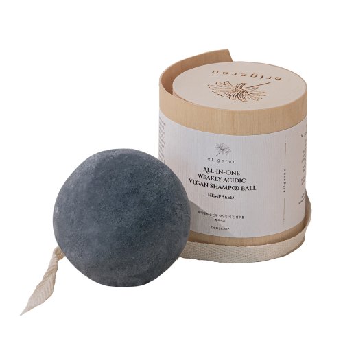 ERIGERON All-in-one vegan shampoo bar - black charcoal + birch tree package