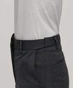 MUSINSA STANDARD WOMAN MUSINSA STANDARD WOMAN Slacks Semi Boot Cut [Charcoal Gray]