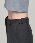 MUSINSA STANDARD WOMAN MUSINSA STANDARD WOMAN Women's Slacks Gray