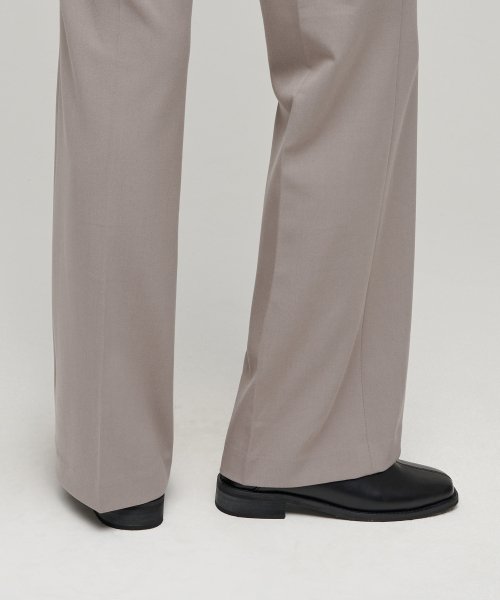 MUSINSA STANDARD WOMAN MUSINSA STANDARD WOMAN Slacks Semi Boot Cut [Greyish Beige]