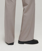 MUSINSA STANDARD WOMAN MUSINSA STANDARD WOMAN Slacks Semi Boot Cut [Greyish Beige]