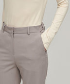 MUSINSA STANDARD WOMAN MUSINSA STANDARD WOMAN Slacks Semi Boot Cut [Greyish Beige]