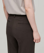 MUSINSA STANDARD WOMAN MUSINSA STANDARD WOMAN Slacks Semi Boot Cut [Choco Brown]