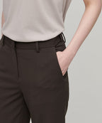 MUSINSA STANDARD WOMAN MUSINSA STANDARD WOMAN Slacks Semi Boot Cut [Choco Brown]