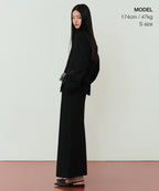 MUSINSA STANDARD WOMAN MUSINSA STANDARD WOMAN Maxi Skirt Black