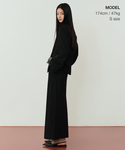 MUSINSA STANDARD WOMAN MUSINSA STANDARD WOMAN Maxi Skirt Black