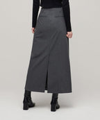 MUSINSA STANDARD WOMAN MUSINSA STANDARD WOMAN Maxi Skirt Medium Gray
